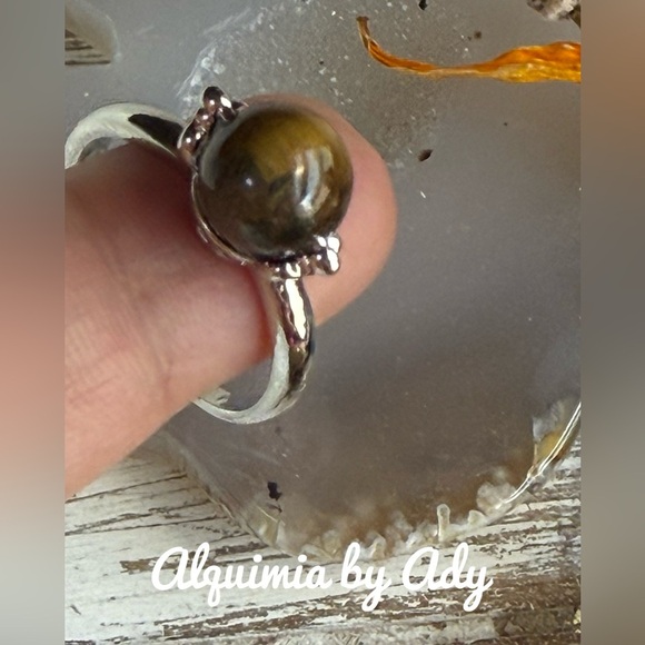Alquimia by Ady Silver and Brown Ring - Picture 1 of 2